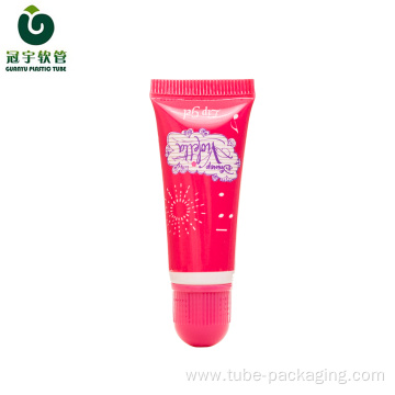 6.5g cosmetic plastic tube for lipstick packaging